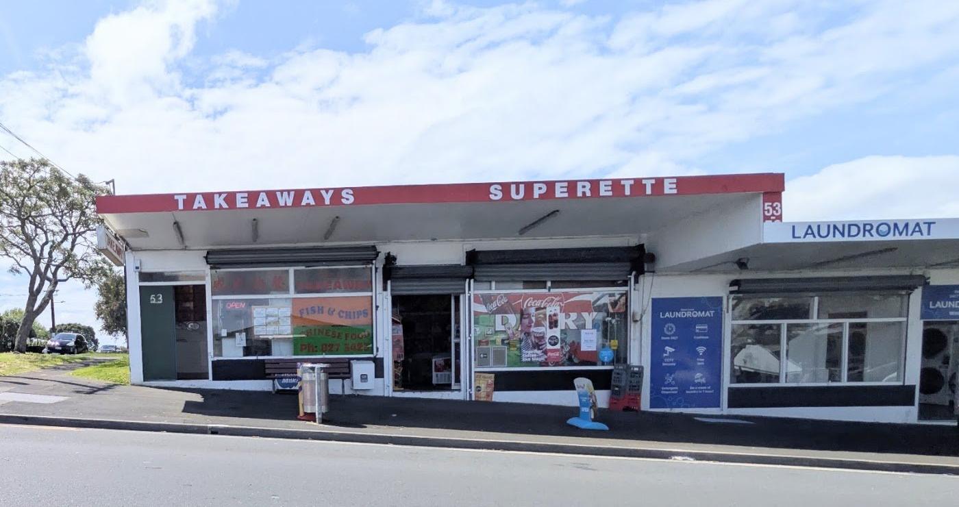 rimu Takeaway shopfront on Rimu Street, New Lynn
